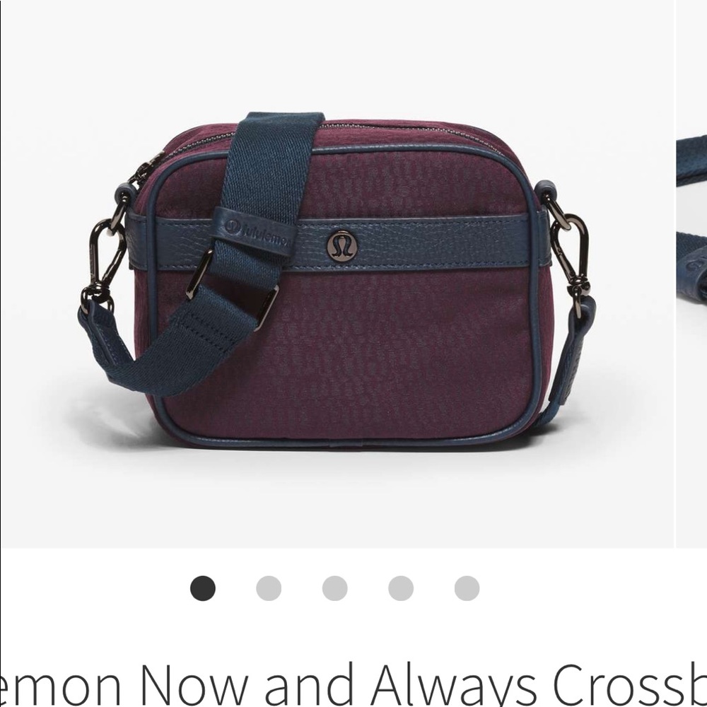 NWT lululemon now and always crossbody leather